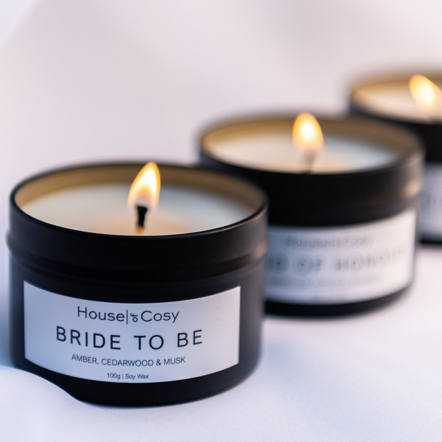 Bride to Be Soy Wax Candle Tin