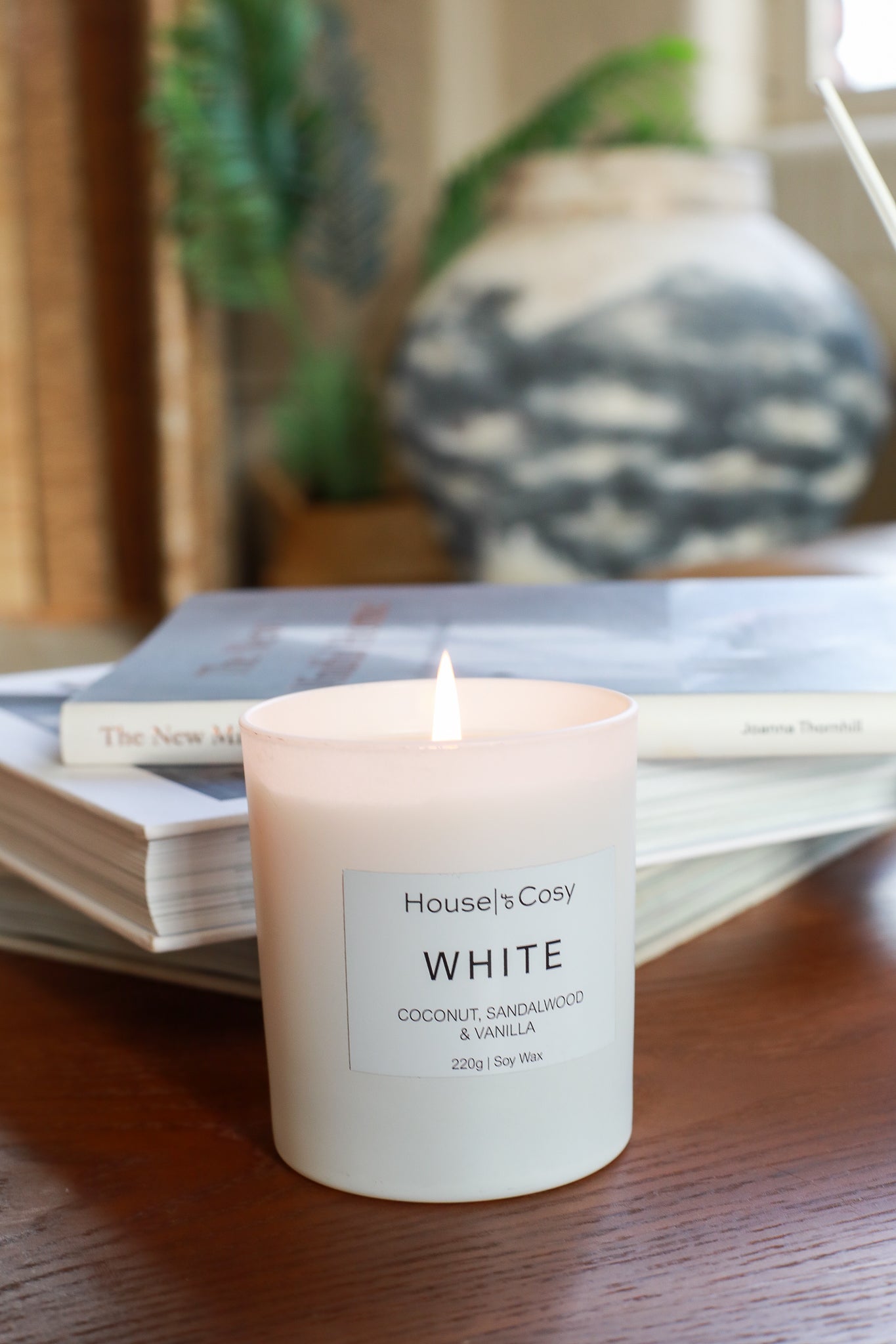 White Soy Wax Candle