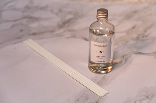 Pink reed diffuser refill