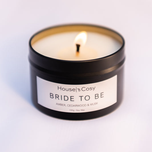 Bride to Be Soy Wax Candle Tin