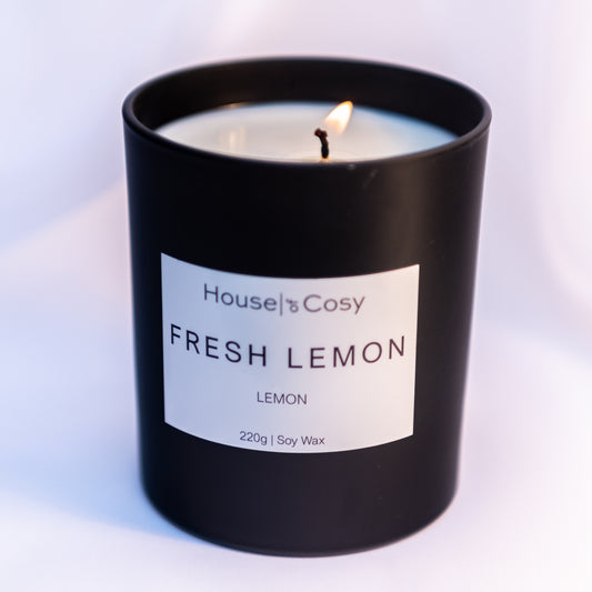 Fresh Lemon Soy Wax Candle