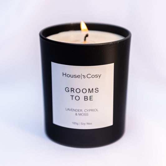 Grooms to Be Soy Wax Candle