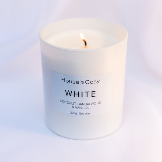 White Soy Wax Candle