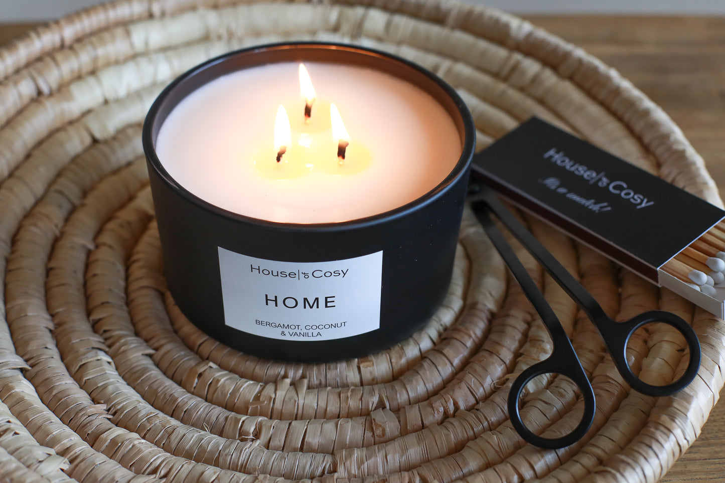 Home 3-Wick Soy Wax Candle