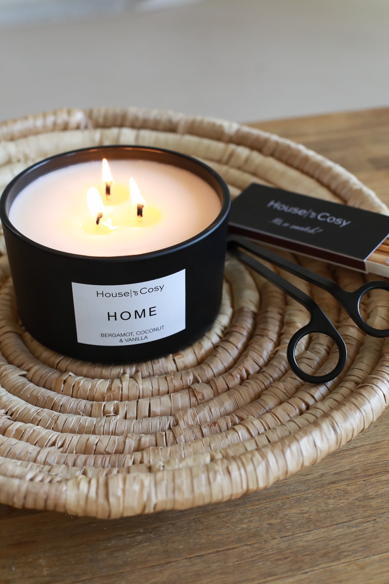 Home 3-Wick Soy Wax Candle