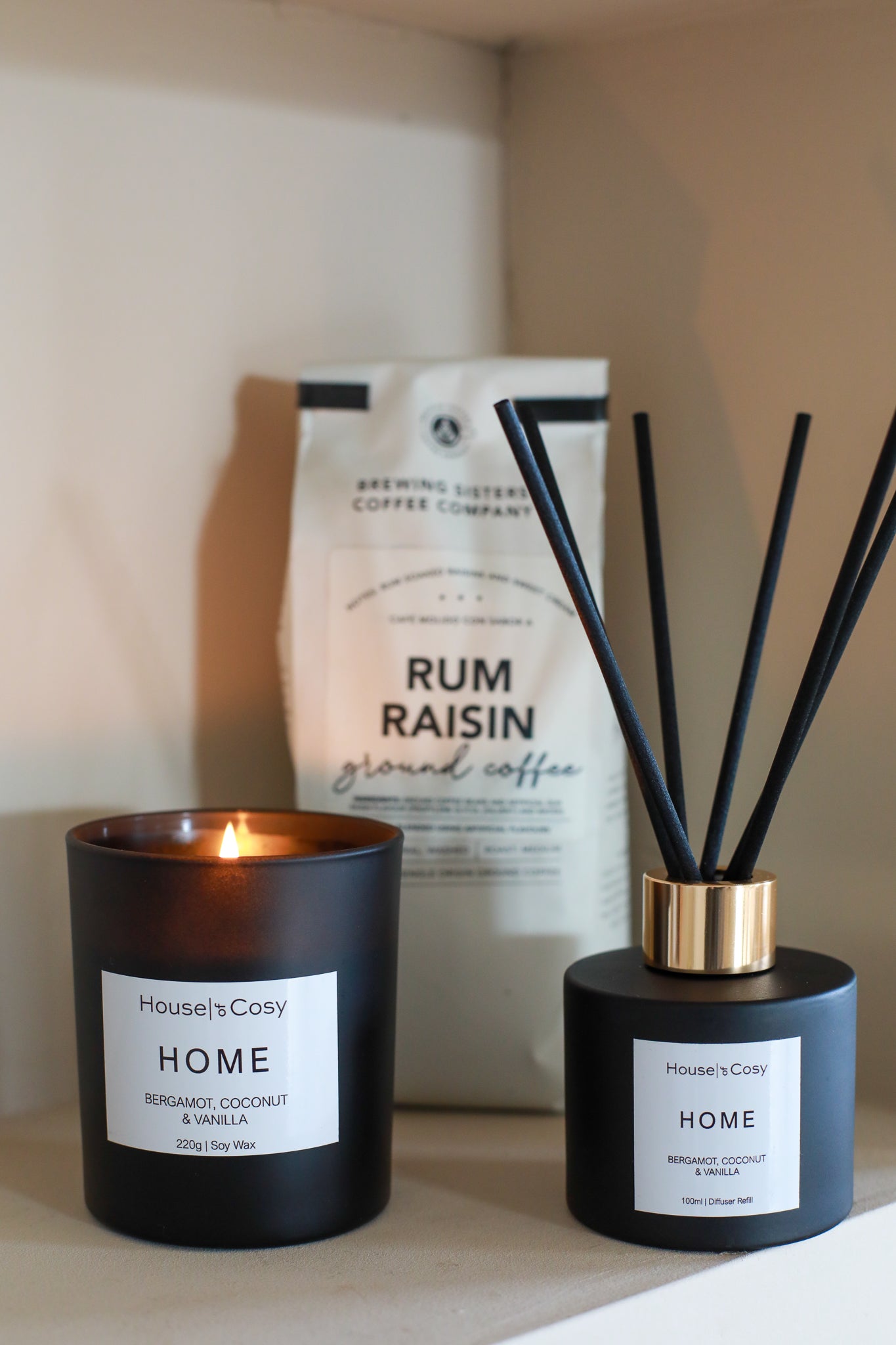 The Home Collection Soy Wax Candle & Diffuser Gift Set