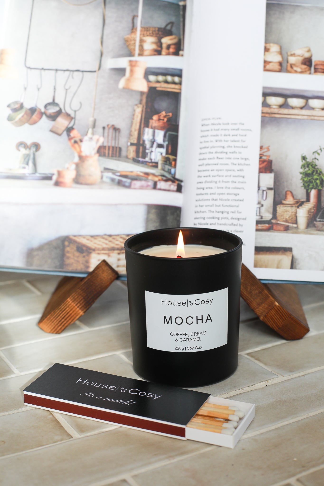 Mocha Soy Wax Candle